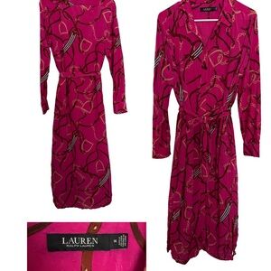 Ralph Lauren Pink Equestrian Shirt Dress | KY Derby Dress
